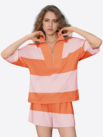 Costum cu pantaloni 'Active' de la Imily Bela pe portocaliu