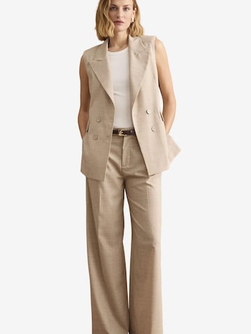 Il Lanificio Wide leg Broek in Beige