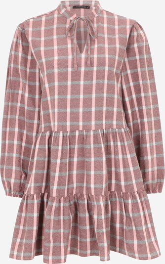 Trendyol Petite Shirt Dress in Grey / Dusky pink / Light pink, Item view