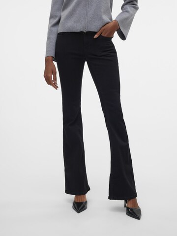VERO MODA Flared Jeans 'SIGI' i sort: forside