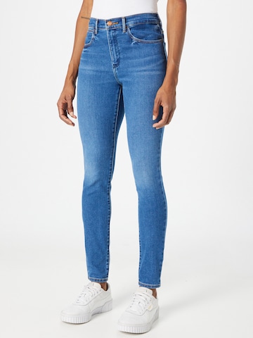 WRANGLER Skinny Jeans 'HIGH RISE SKINNY' in Blue: front