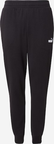 PUMA Tapered Urheiluhousut 'ESS No. 1' värissä musta: etupuoli