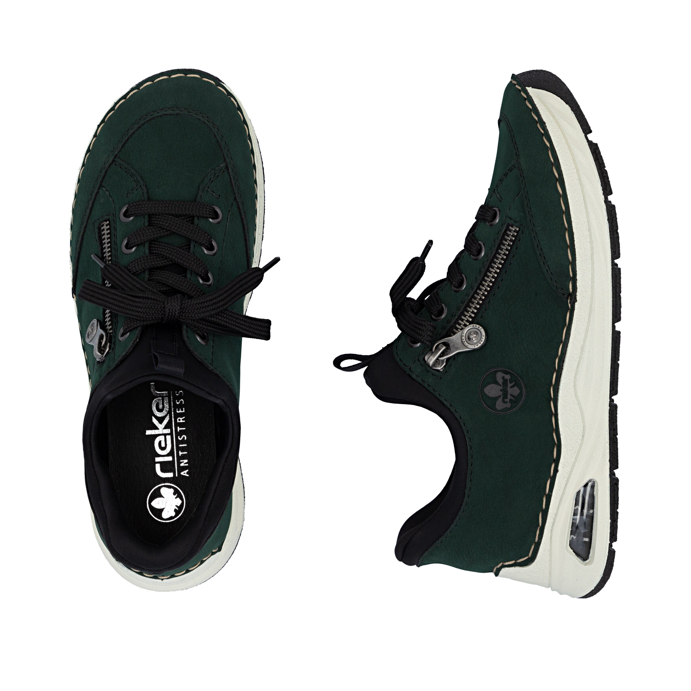Rieker Athletic Lace-Up Shoes in Green
