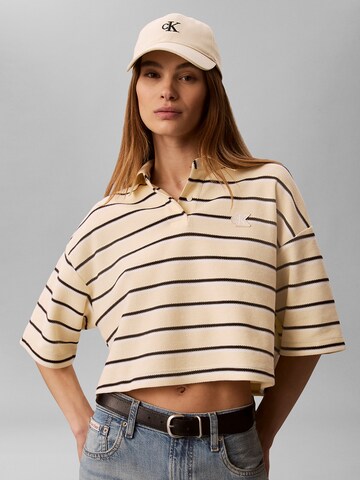 T-shirt Calvin Klein Jeans en beige