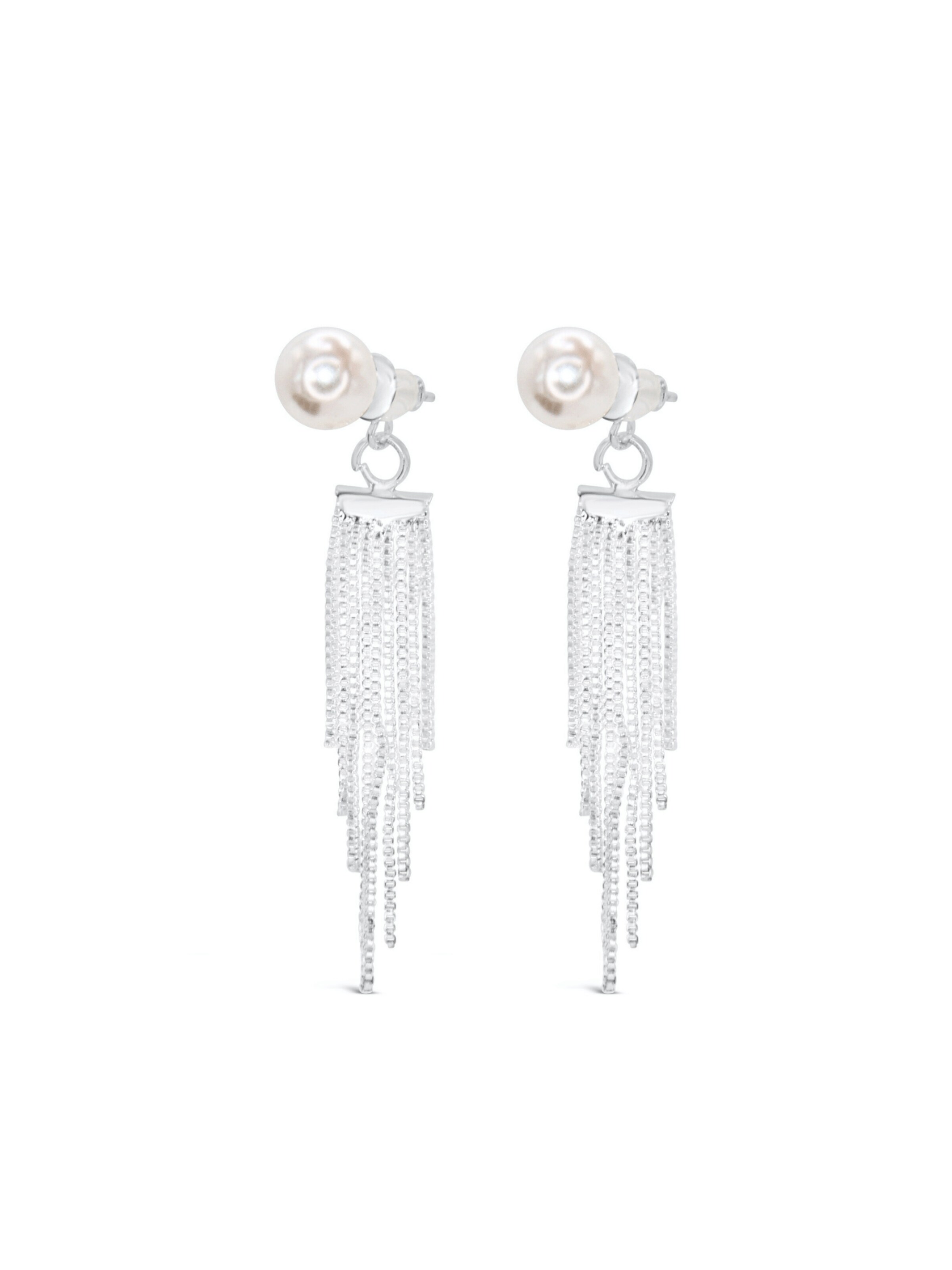 ARS-ARGENTI Earrings 'PEARLY STRIP' in Silver