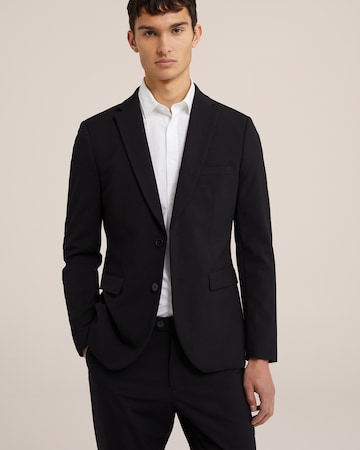 melns WE Fashion Slim fit Biroja žakete: no priekšpuses