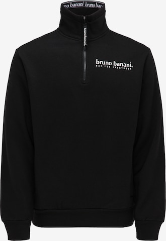 BRUNO BANANI Sweatshirt 'Palmer' in Black: front