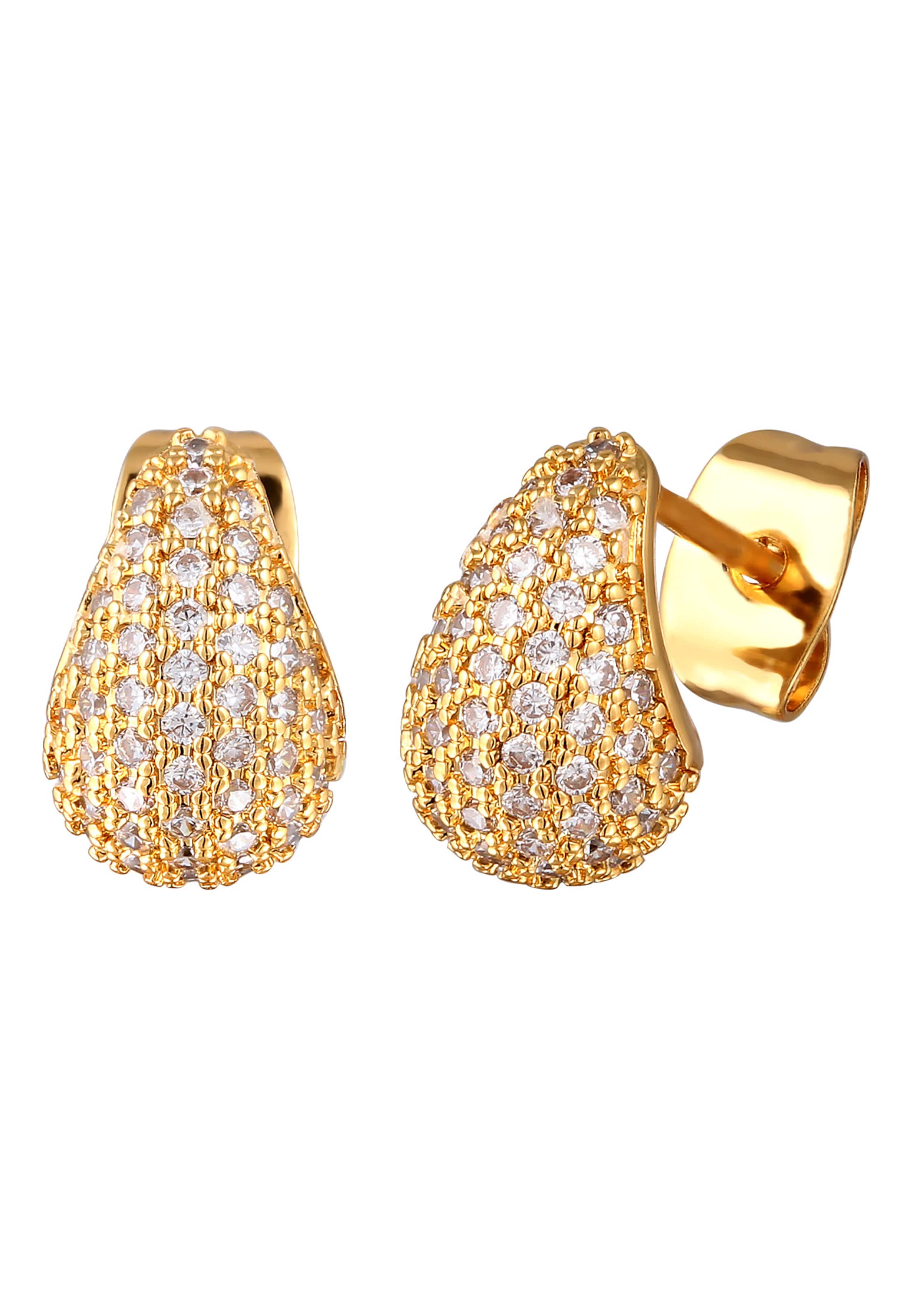 ELLI Earrings in Gold: front