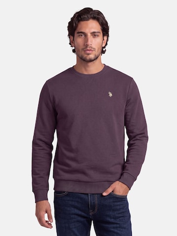 U.S. POLO ASSN. Sweatshirt in Purple: front