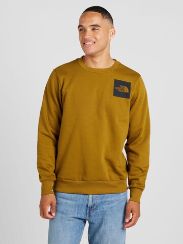 THE NORTH FACE - Sudadera 'FINE' en verde: frente