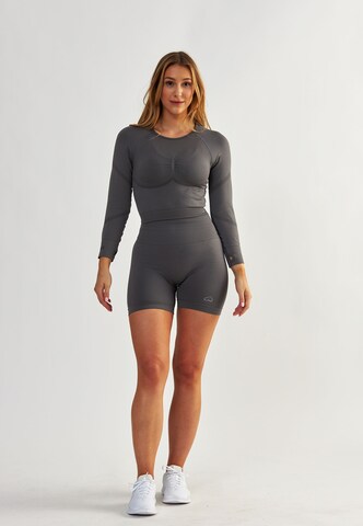 BeShaped Regular Sports trousers 'Power Up!' in Grey