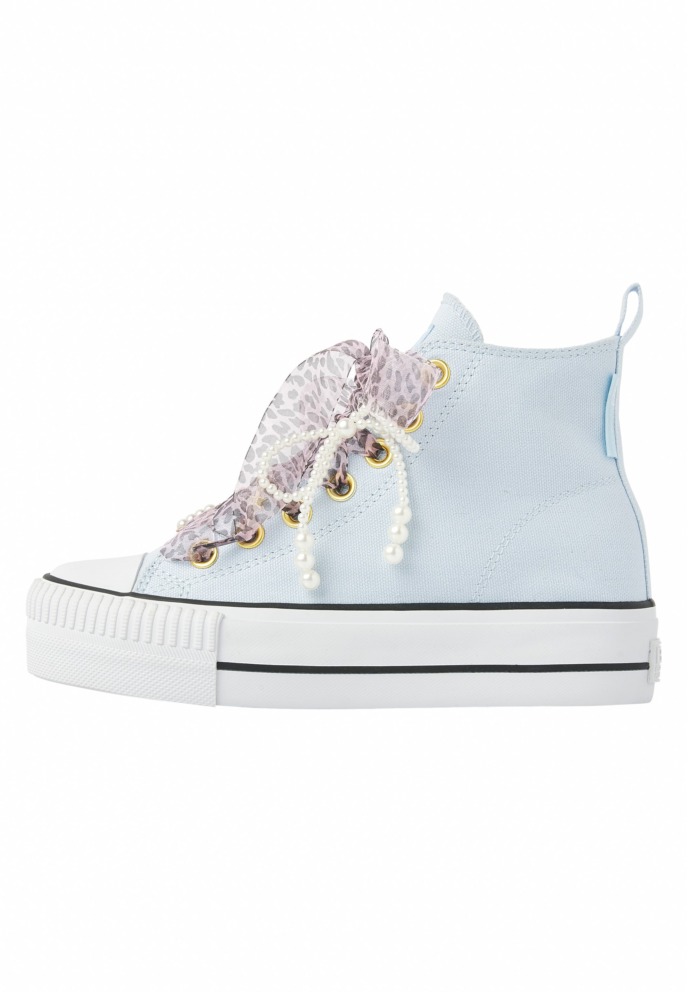 Sneaker alta 'KAYA MID' di BRITISH KNIGHTS in blu: frontale