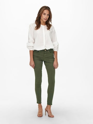 ONLY Skinny Jeans 'WAUW' in Groen