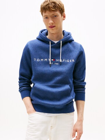 TOMMY HILFIGER Klasický střih Mikina – modrá: přední strana