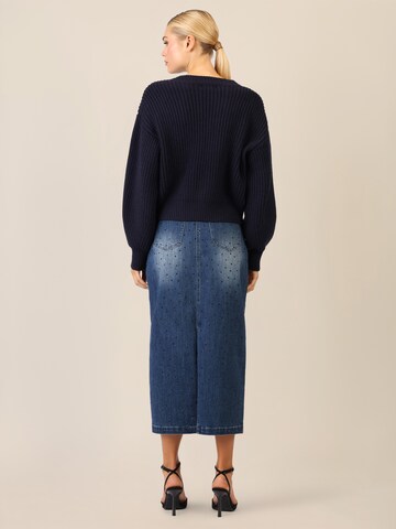 APART Knit Cardigan in Blue