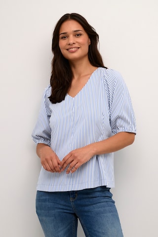 CULTURE Blouse 'Abigail' in Blauw: voorkant