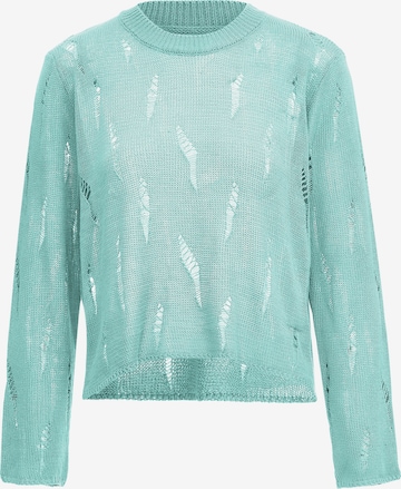 swirly - Pullover em azul: frente