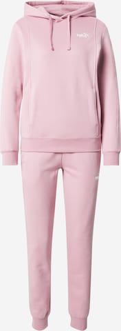 PUMA Träningsset i rosa: framsida