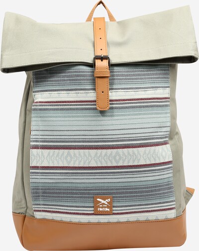 Iriedaily Sac à dos 'Vintachi' en marron / gris / olive, Vue avec produit