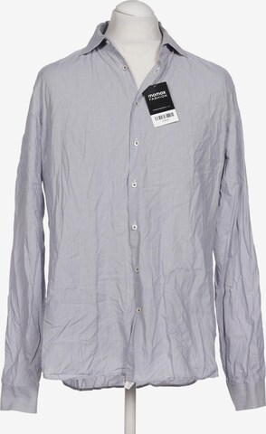 SEIDENSTICKER Button Up Shirt in XL in Blue: front