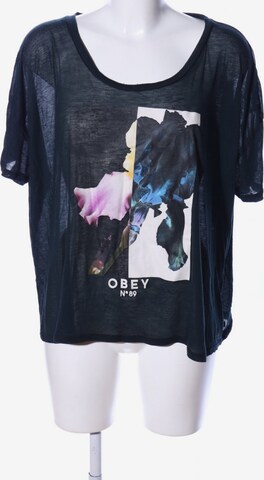 Obey Oversized Shirt XS in Blau: predná strana