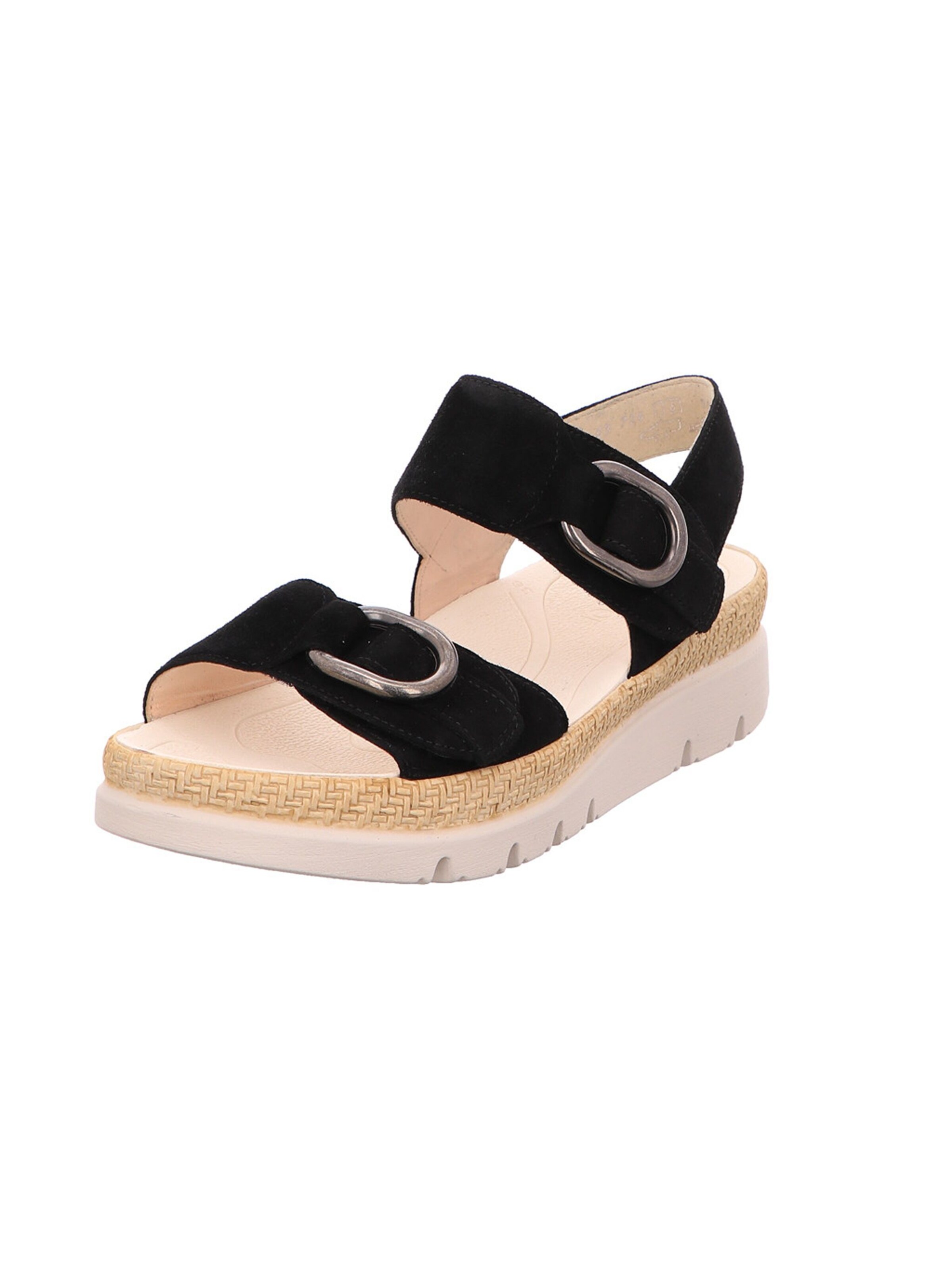 GABOR Sandale in Schwarz: Vorderseite