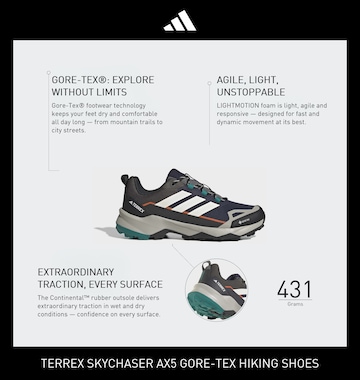 ADIDAS TERREX Полуботинки 'SKYCHASER AX5' в Черный