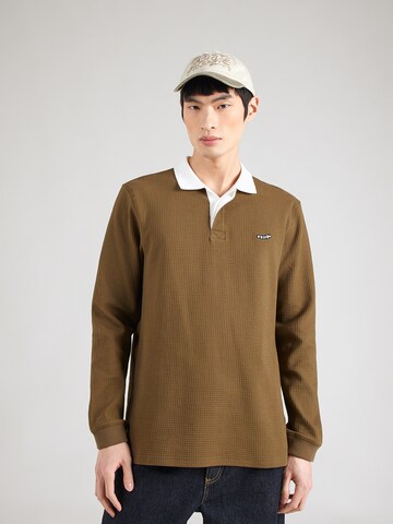 Volcom Majica 'CURBSTONE' | rjava barva: sprednja stran