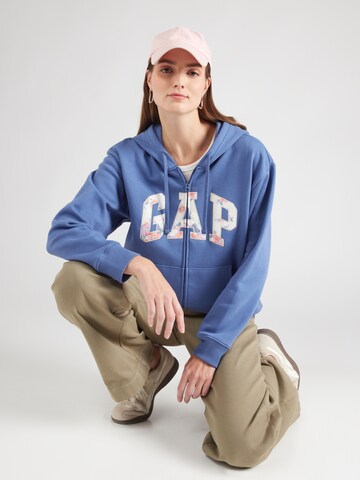 Giacca di felpa 'HERITAGE' di GAP in blu: frontale