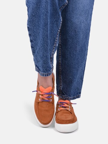 Crickit Halbschuh ' TINA ' in Braun: Vorderseite