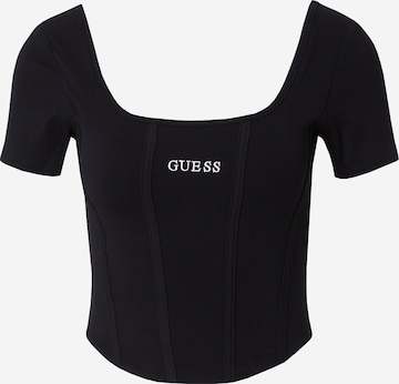 GUESS Shirt 'RUTH ACTIVE' in Zwart: voorkant