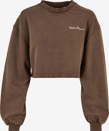 Urban Classics - Sweatshirt em castanho: frente