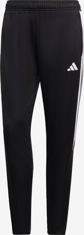 ADIDAS PERFORMANCE Slimfit Sporthose 'Tiro 23 Club' in Schwarz: predná strana