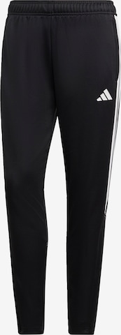 ADIDAS PERFORMANCE Slimfit Sporthose 'Tiro 23 Club' in Schwarz: predná strana