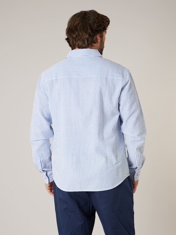 Coupe regular Chemise 'Balt' Deeluxe en bleu