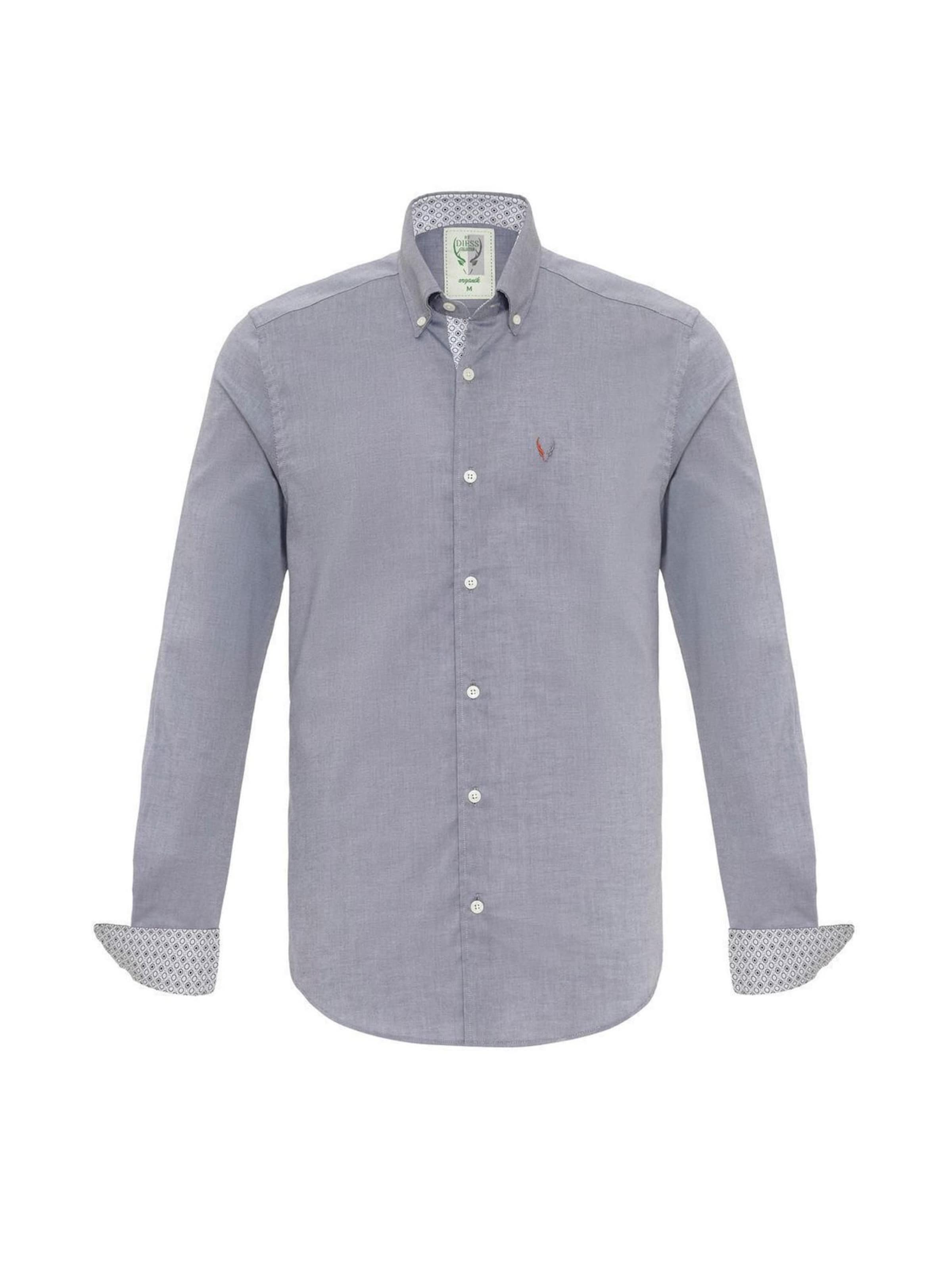 By Diess Collection Regular fit Button Up Shirt in Grey: front