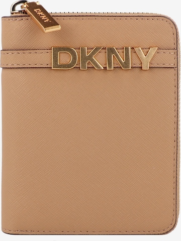 DKNY Geldbörse 'Avril' in Braun: Vorderseite