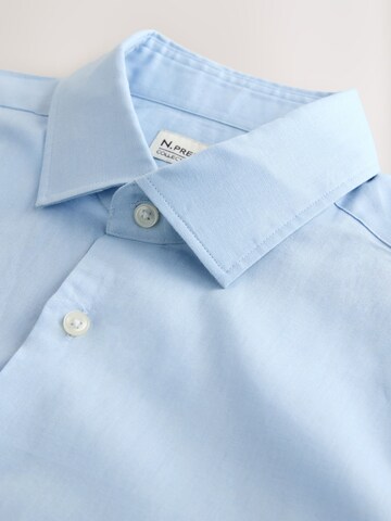 Next Regular Fit Hemd 'Premium' in Blau