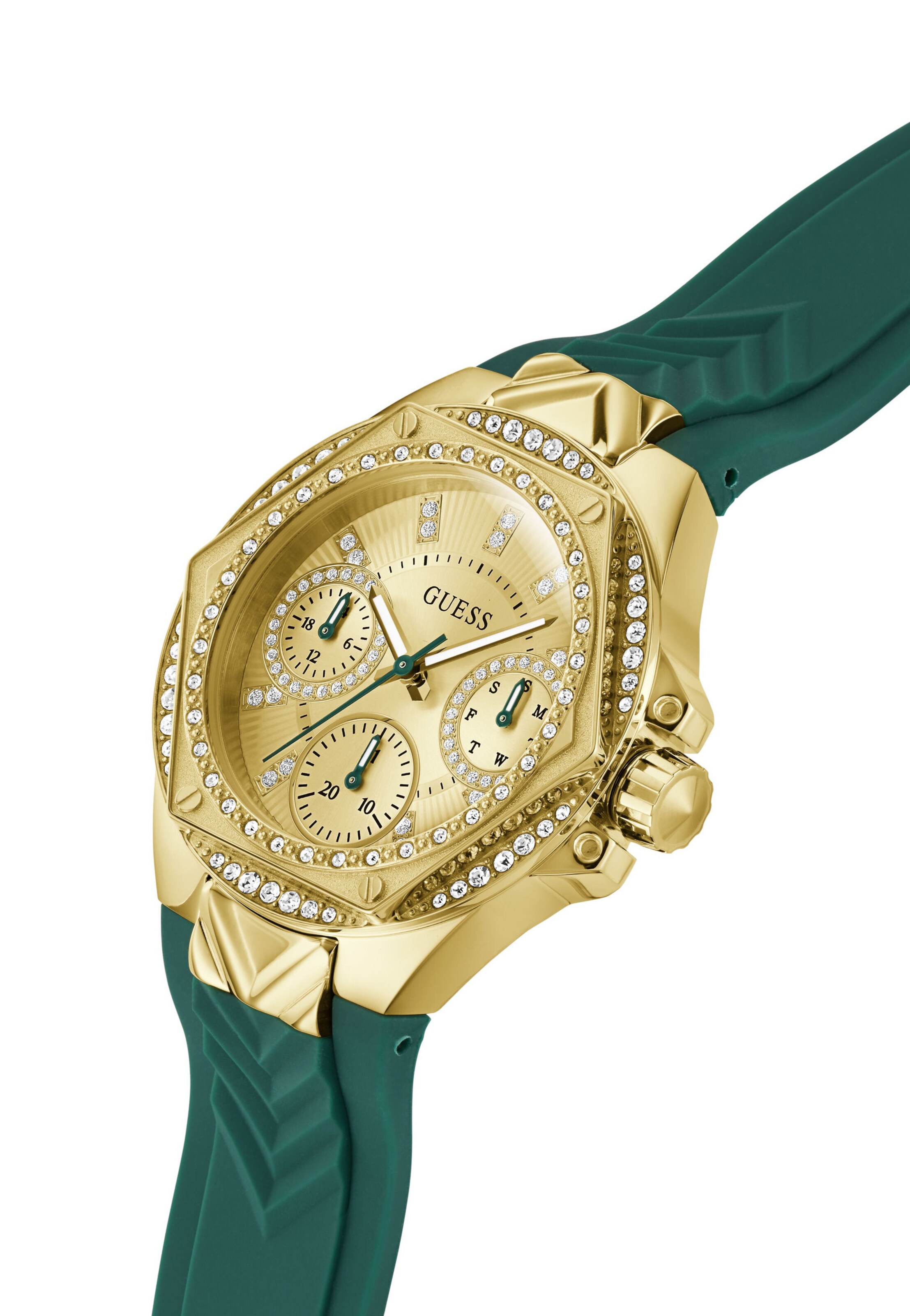 GUESS Analog Watch 'ENVY' in Green