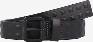 Ceinture 'Gad' HUGO en noir : devant