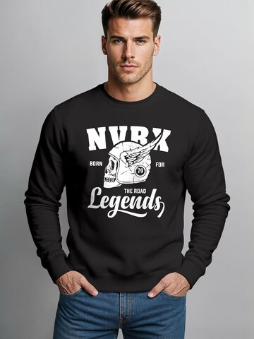Neverless Sweatshirt 'Legends Race Skull' in Black