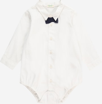 Tutina / body per bambino di UNITED COLORS OF BENETTON in bianco: frontale