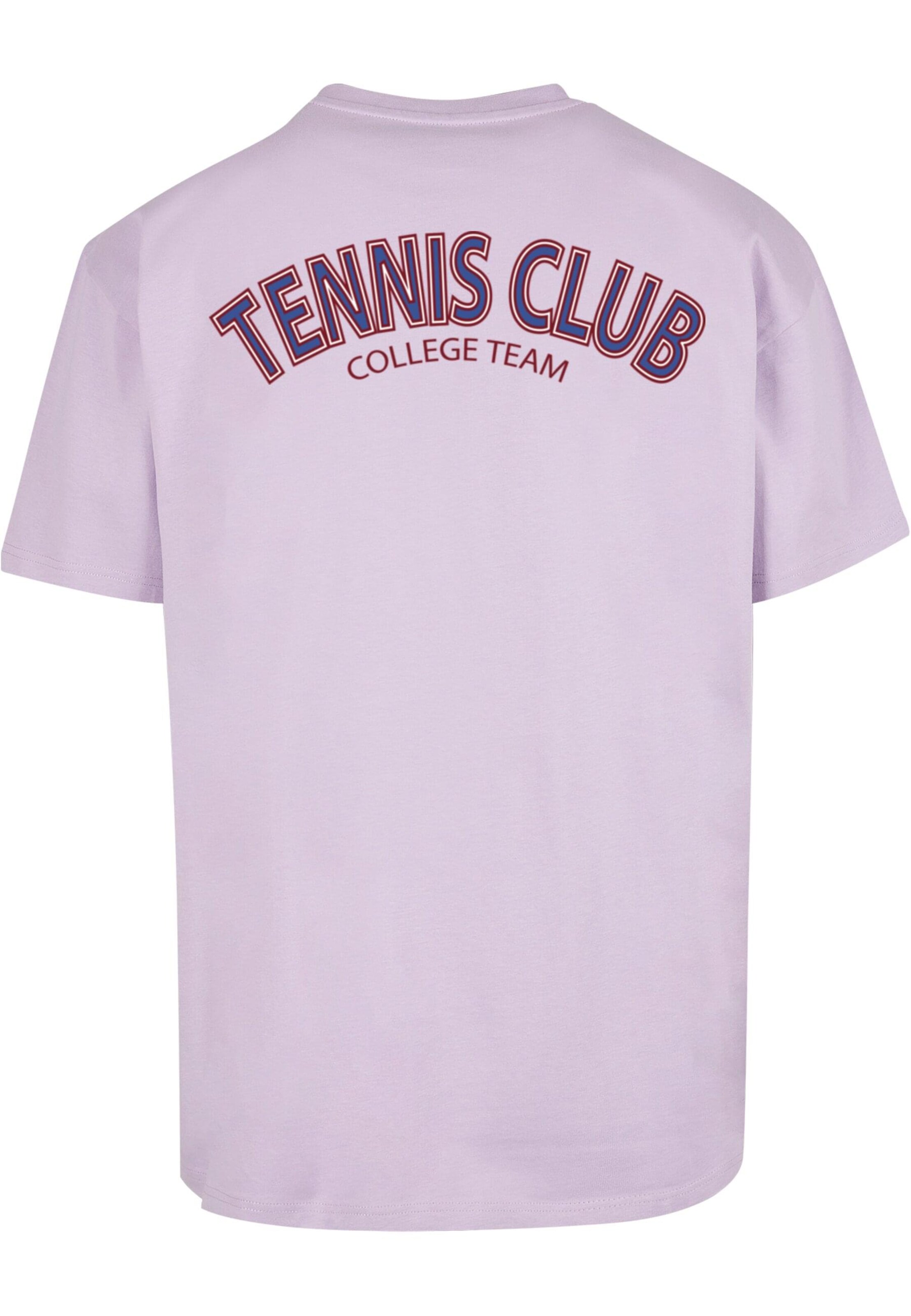 Merchcode T-Shirt 'College Club' in Lila