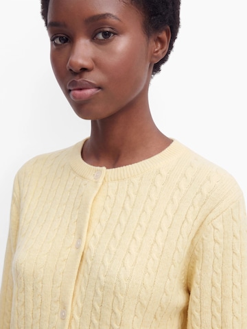 PIECES Knit cardigan 'PCSILLY' in Yellow