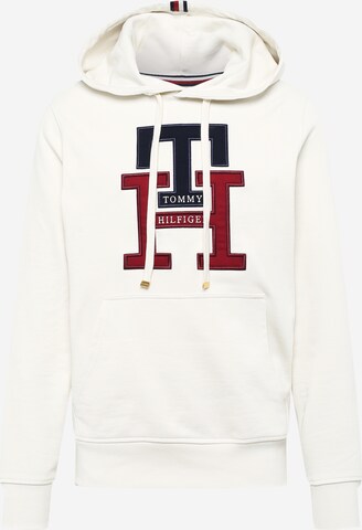 Sweat-shirt TOMMY HILFIGER en blanc : devant