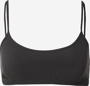 WEEKDAY Bralette Bra 'Sahara' in Black: front