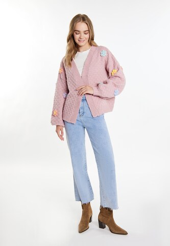 IZIA Knit cardigan in Pink