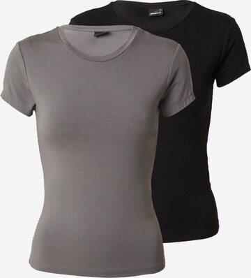 Gina Tricot - Camiseta en gris: frente