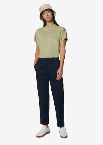 Marc O'Polo Tapered Cargobroek in Blauw