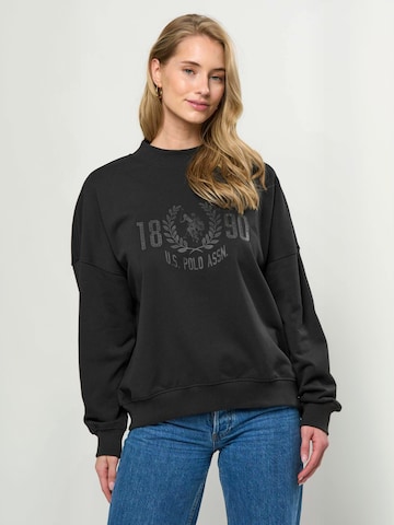 U.S. POLO ASSN. Trui ' UWLullu ' in Zwart: voorkant
